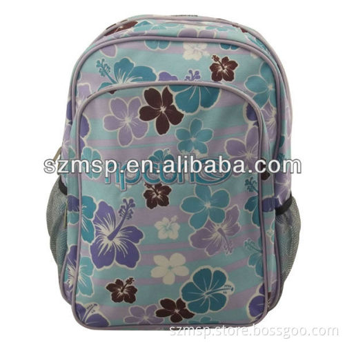 Standard nylon school backpack for girls